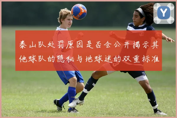 泰山队处罚原因是否会公开揭示其他球队的隐秘与地球迷的双重标准